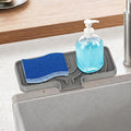 GUUKIN Sponge Holder for Kitchen Sink, 9.8"×4.9" Silicone Dish Drying Mat by GUUKIN