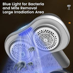 HomeBeyond Dual-Head Fabric Shaver, Electric Lint Remover, Rechargeable Lint - Image 3
