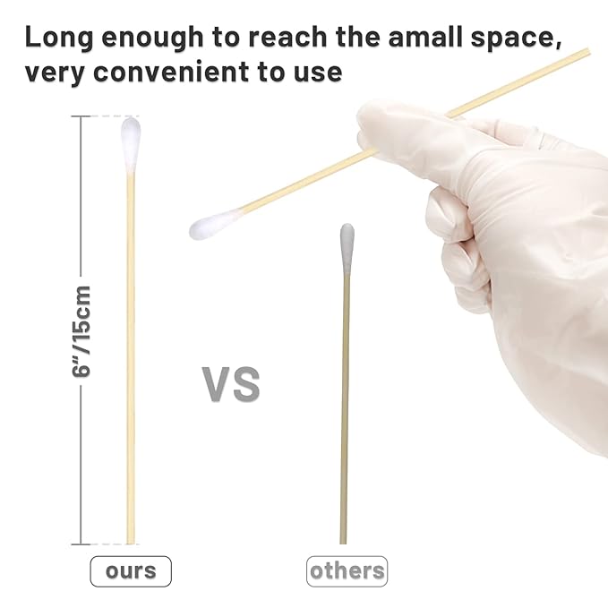 1000PCS 6" Cotton Swabs in Storage Box - Image 5