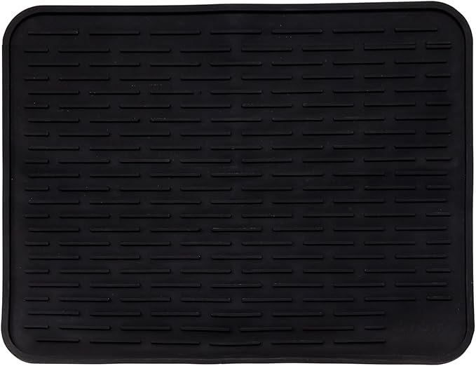 Large Silicone Dish Drying Mat for Kitchen Counter or Under Sink, Waterproof by LISH