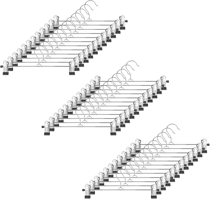 GoodtoU Pants Hangers with Clips by GoodtoU