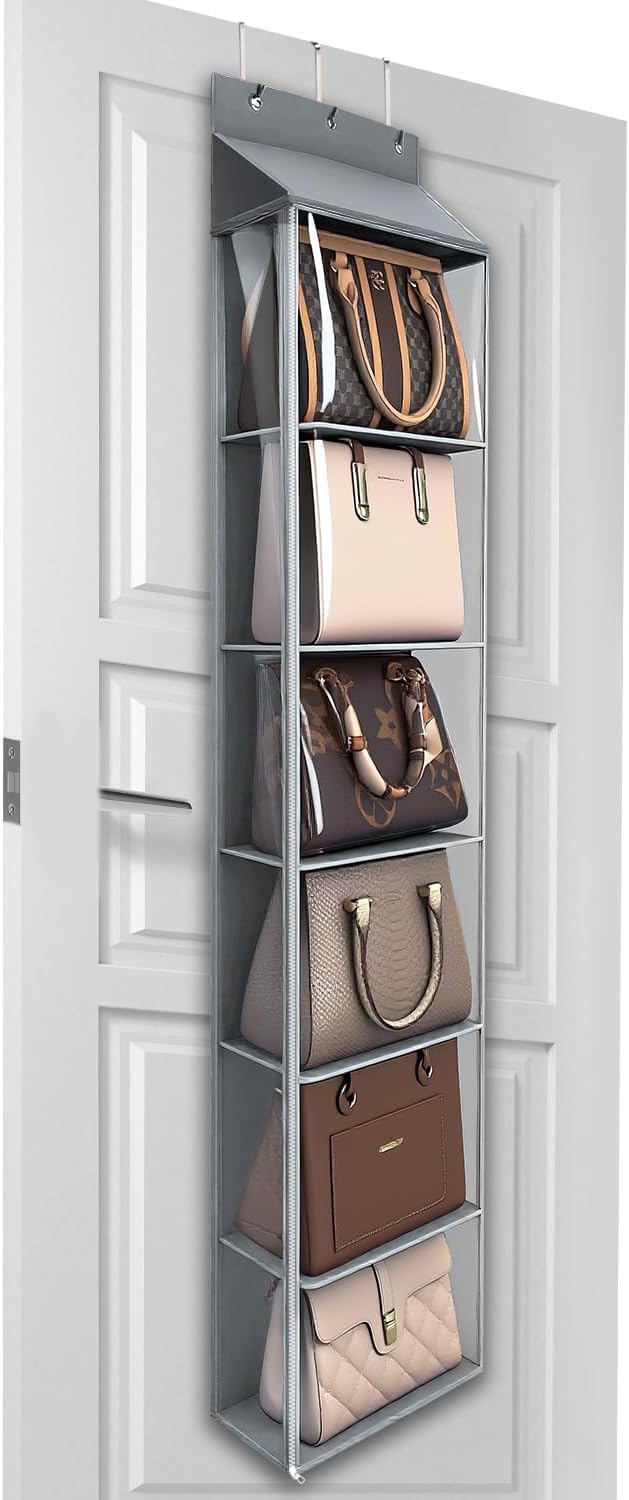 Lirex Over The Door Purse Organizer & Purse Shelf by Lirex