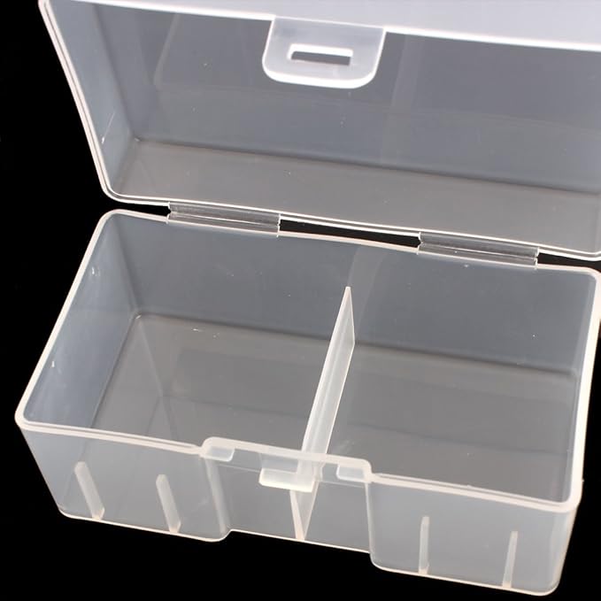 9V Battery Storage Box Organizer Holder Clear Plastic Case Container - Image 5