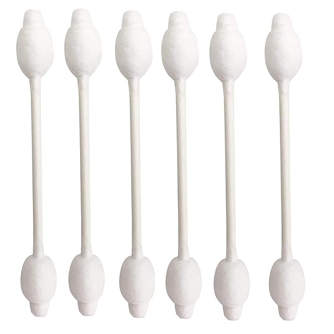 Baby Cotton Swabs, Organic Chlorine-Free Safety Swabs by CenYouful