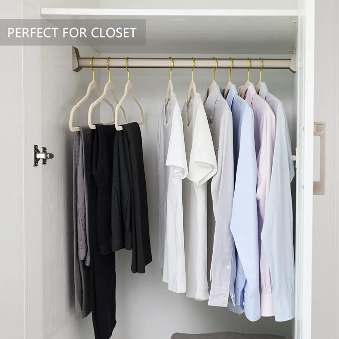 MIZGI Premium Velvet Hangers Pack 30 Pcs Heavyduty - Image 7