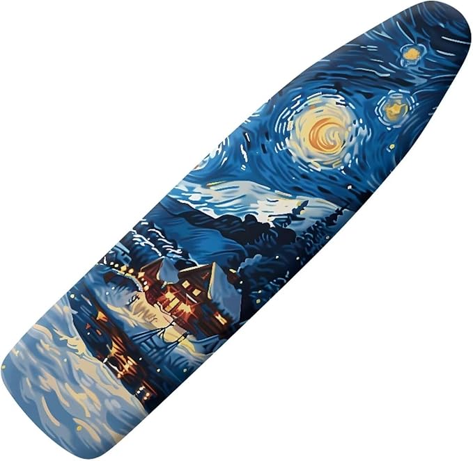 Starry Sky Design Ironing Board Cover and Pad Washable 15x54 Full Size Thick by Oamsistay