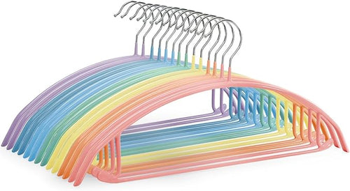 14 Pack Clothes Hanger, 16.5'' Non Slip PVC Coating Metal Sweater Hangers by AllfortheBetterLife