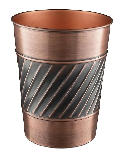 Monarch Abode Metal Bathroom Trash Can – Waste Basket by MonarchAbode