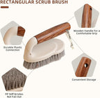 4-Pack Heavy Duty Scrub Brushes Set - Image 4