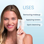 Clean Skin Club Cloud Pads, Ultra-Soft & Thick Face Pads, 100% Organic Cotton - Image 3
