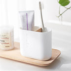 Toothbrush Holders Bamboo Electric Toothbrush Holder Bathroom Storage Organizer - Image 2