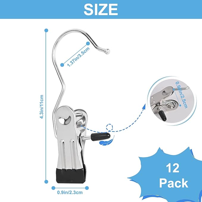 Boot Hanger Clips, Heavy Duty Hanger Clips - Image 2