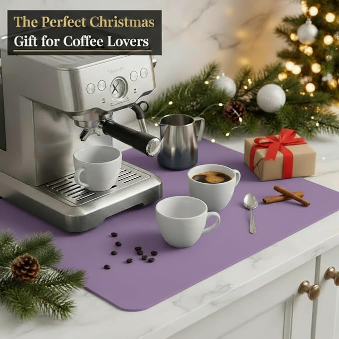 Dish Drying Mat Super Absorbent – 16" x 18" Coffee Mat - Image 8