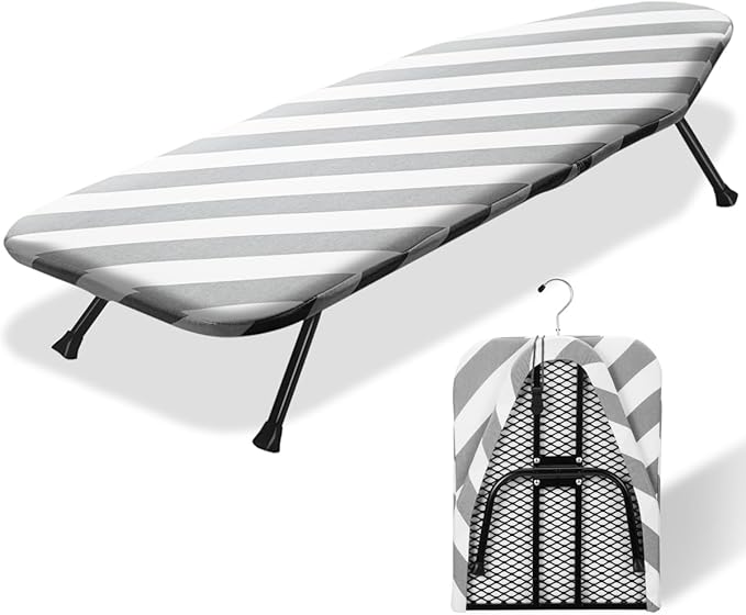 SheeChung Small Ironing Board 12"x32" Foldable Ironing Board by SheeChung