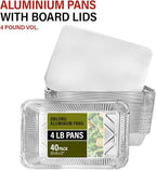 PARTY BARGAINS 4 lb Aluminum Pans - Image 7