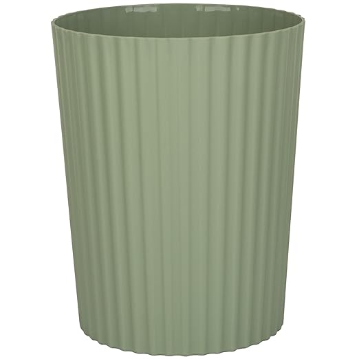 JiatuA Small Trash Can Plastic Wastebasket Round Garbage Container Bin by JiatuA