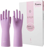 LANON 3 Pairs wahoo Skin-Friendly Cleaning Gloves, Dishwashing Kitchen Gloves by LANONProtection