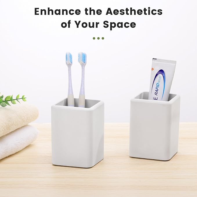 Luxspire Toothbrush Holders 2 Pack, Fast Drying Toothbrush Holders - Image 7