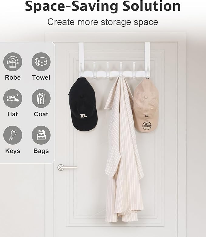 Over The Door Hooks, Door Hanger Hooks - Image 5