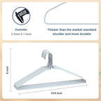 SPECILITE Wire Metal Clothes Hangers Bulk 300 Pack - Image 2