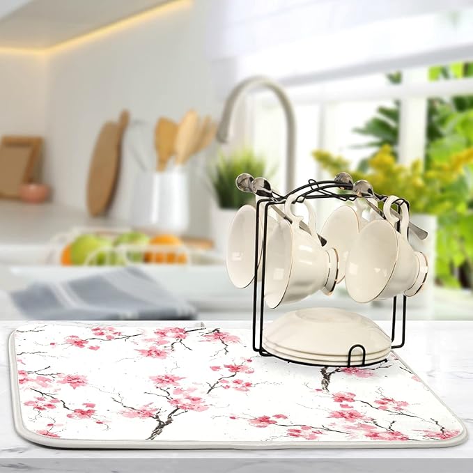 Absorbent Dish Drying Mat for Kitchen Counter - Image 5