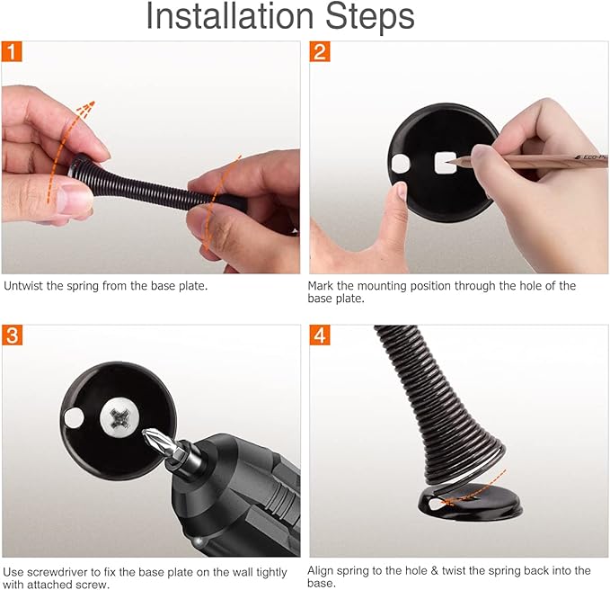 2 Pack Spring Door Stopper Oil Rubbed Bronze - Image 6