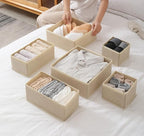12 Pack Drawer Organizer Clothes, Foldable Fabric Dresser Organizer Closet - Image 5