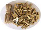 DurReus Small Wooden Clips Cute 1.5 Inch Clothespin Photo Paper Diy Craft Holder by Unknown