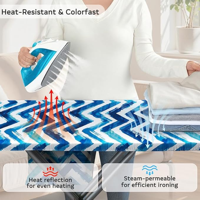 FIOBEE Ironing Board Cover and Pad Extra Thick Iron Board Pad - Image 2