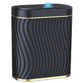 Bathroom Small Trash Can with Automatic Touchless Lid, 2.6 Gallon Smart Garbage by Ogikey