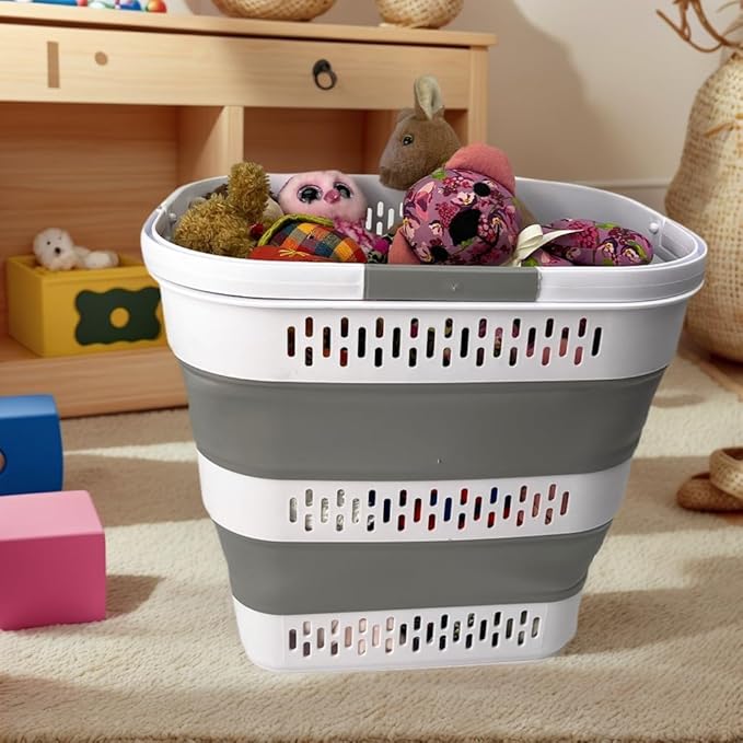SAMMART 38L Collapsible Laundry Basket - Image 4