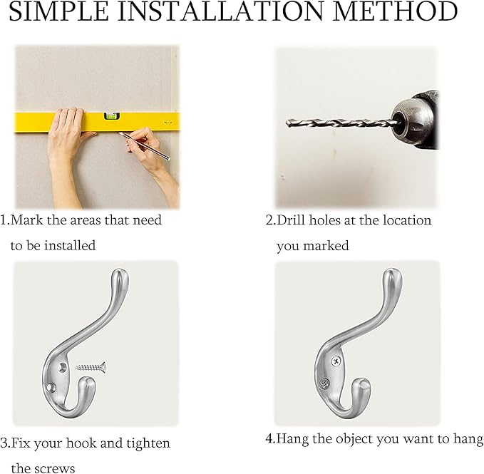 Coat Hooks 5 Pack - Image 2