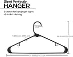 Utopia Home Plastic Hangers 200 Pack - Image 2