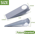 Door Stoppers for Bottom of Door, Rubber Door Stopper Wedges, Door Holders for - Image 3