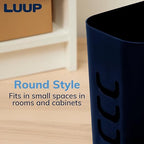 STORi Luup Bathroom Wastebasket, Secure Grocery Bags, Plastic Garbage Container - Image 6
