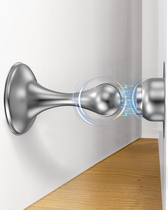 Magnetic Door Stoppers 1 Pack, Stainless Steel Door Stops by Profasion