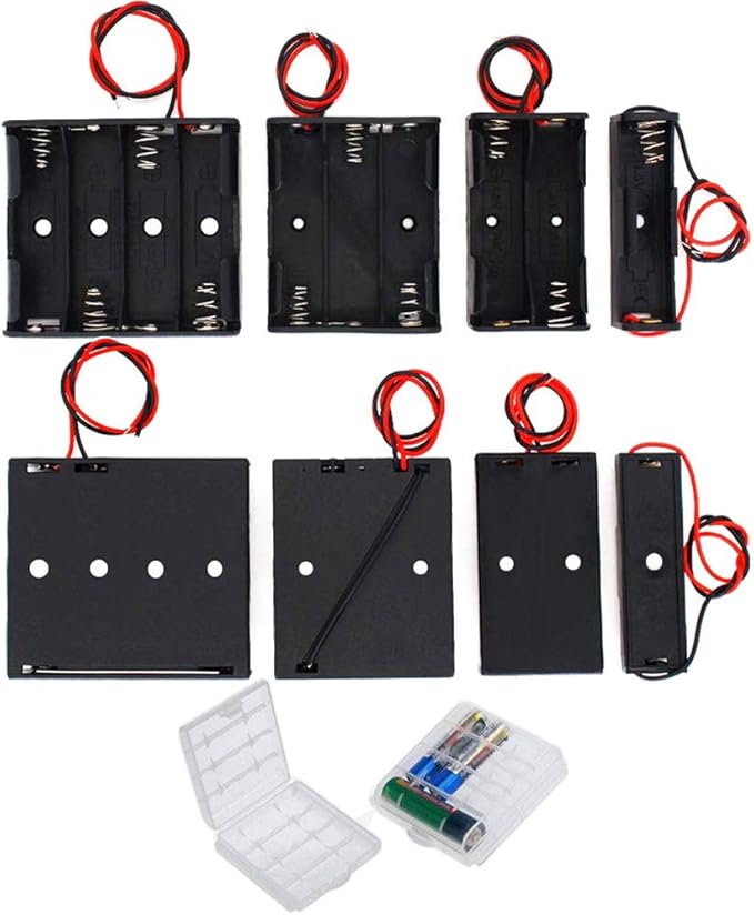 GTIWUNG 8Pcs 1.5V/3V/4.5V/6V AA Battery Holder by GTIWUNG