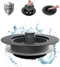 Hibbent Upgraded 3 in 1 Kitchen Sink Drain Strainer and Stopper Combo, by Hibbent