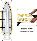 Nuxovilar Yellow Gingham with Lemons & Daisies Ironing Board Cover, This Cover - Image 5
