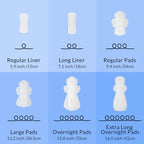 100% Organic Overnight Pads for Women, Ultra Thin Extra Heavy Flow Sanitary Pads - Image 7