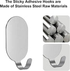 Stainless Steel Hooks, Drill Free No Damage, 11 Lbs Capacity - Image 5