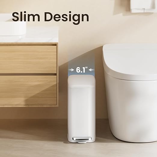 Cesun Slim Bathroom Trash Can - Image 2