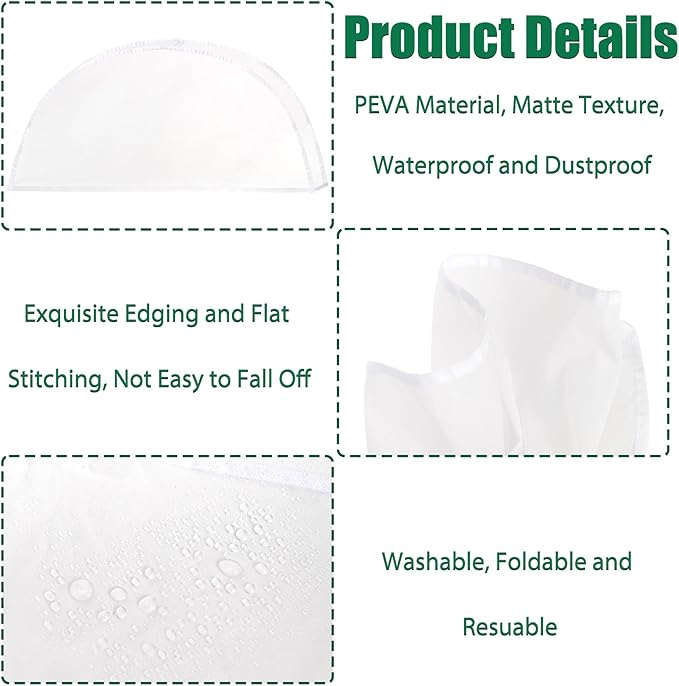 Foraineam 20 Pack Shoulder Covers Clothes Suit Protectors Breathable Garment - Image 4