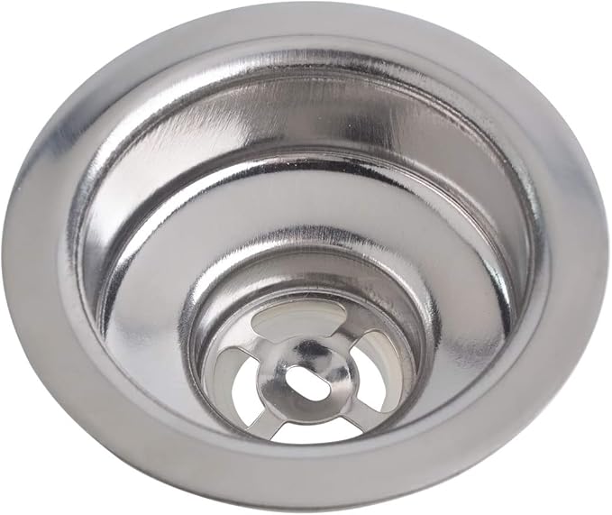 Hydro Master Kitchen Sink Basket Strainer Standard Drains, Stainless Steel - Image 4