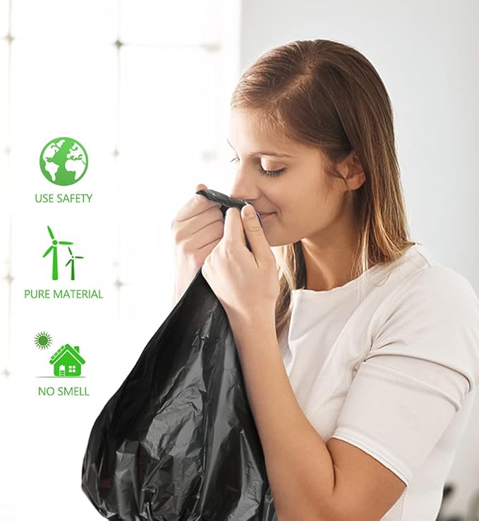 10 Gallon 200 Counts Extra Strong Trash Bags Tall Kitchen Garbage Bags by Teivio - Image 6