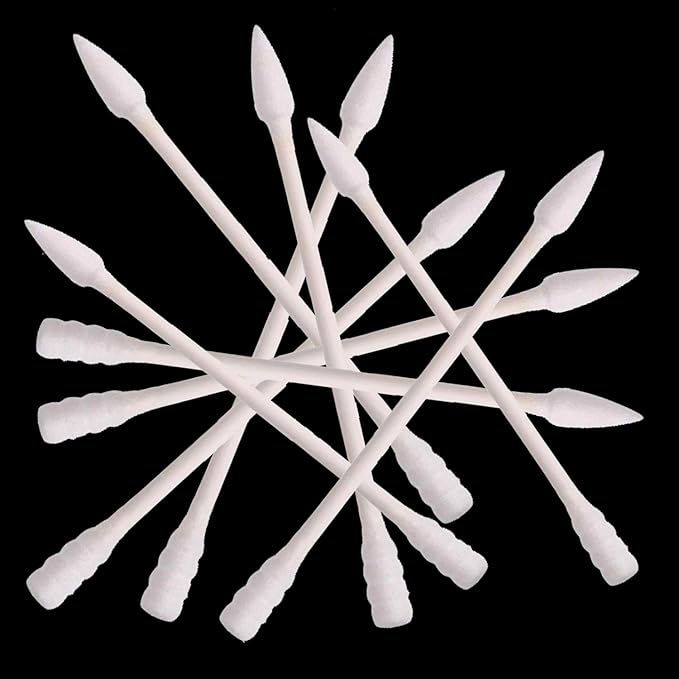 800 Pieces Cotton Swabs, Double Tipped Precision Tips Cotton Buds Spiral Head by CenYouful