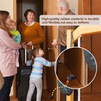 Door Stop, Door Stopper, Doorstopper, 4 Pack Rubber Door Stopper, Sturdy Non - Image 7