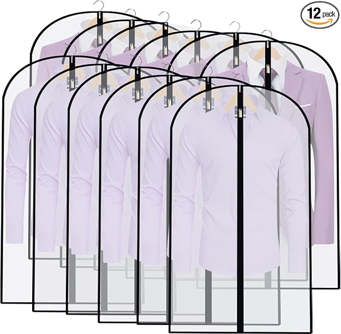 Suit Bags for Closet Storage Garment Bag Clear Garment Bags for Hanging Clothes by UOUEHRA