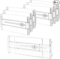 6 Pack Drawer Dividers for Clothes, Kitchen Utensils by Unknown