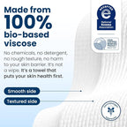 Clean Skin Club Clean Towels XL®, 100% USDA Biobased Face Towel, Disposable - Image 7